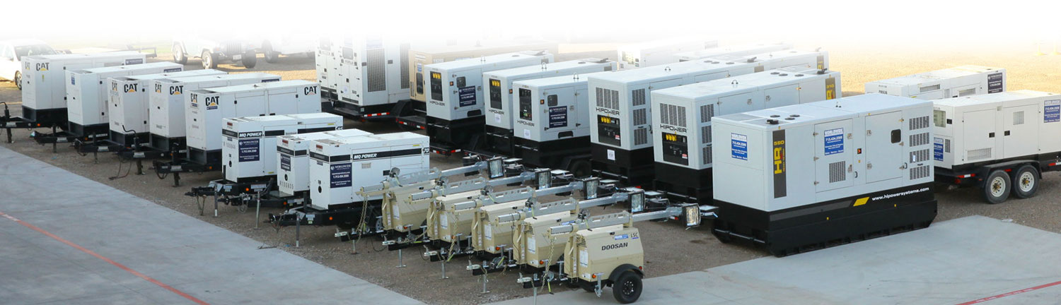 WPP Generator Rentals, Houston, TX & Gulf Coast Area
