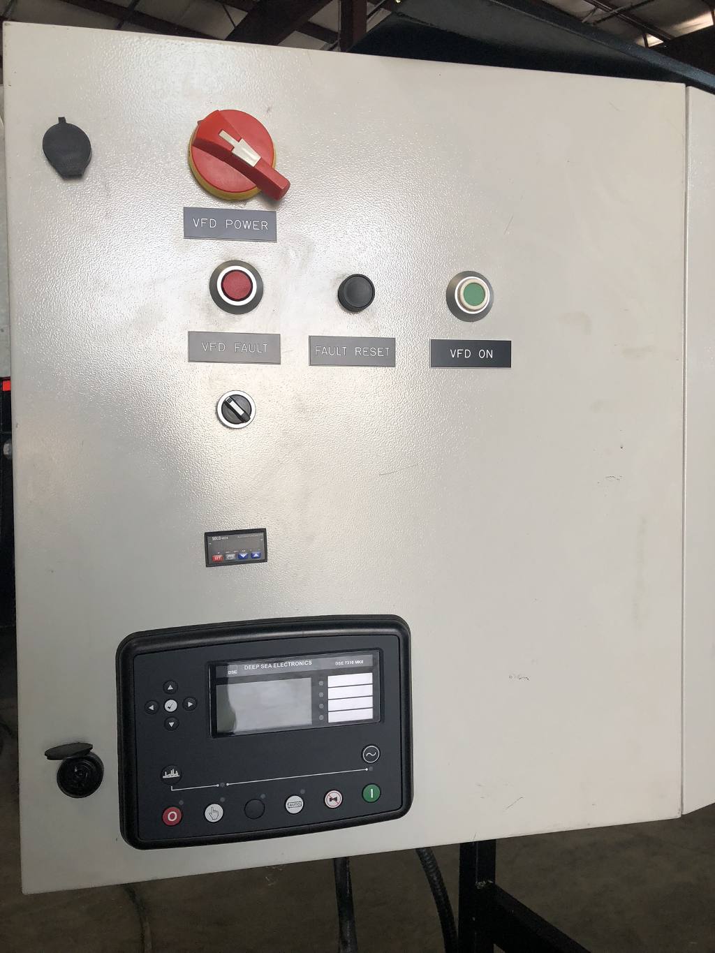 Remote generator monitoring control panel