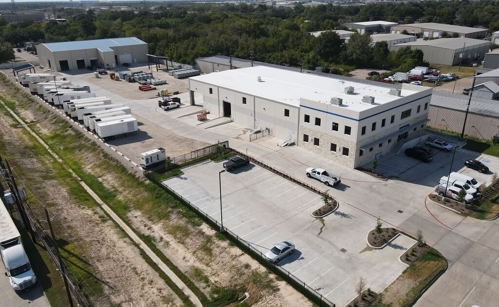 Aerial shot of WPP's new facilities in Houston,. TX